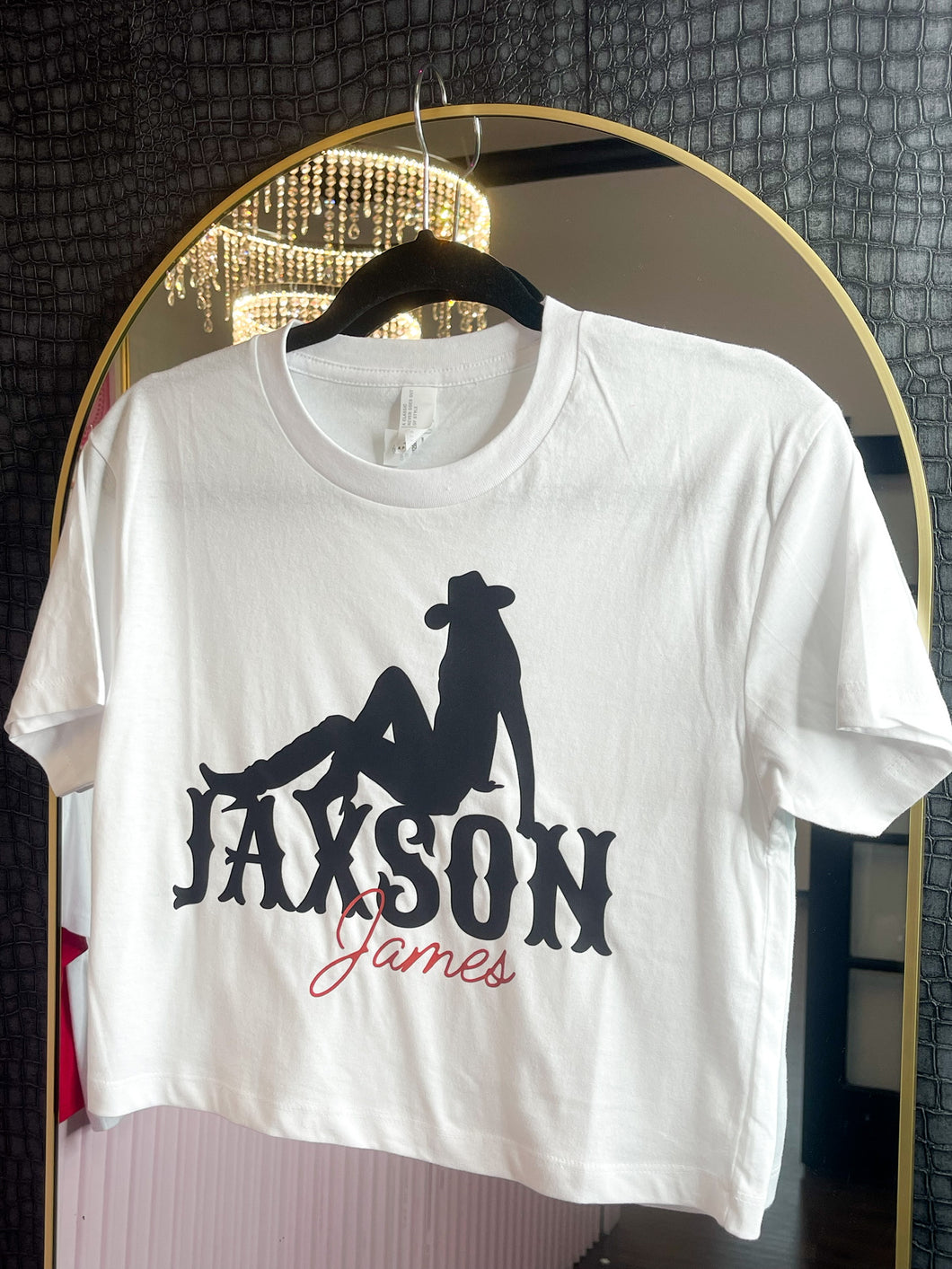 Cowgirl JJ Crop - White