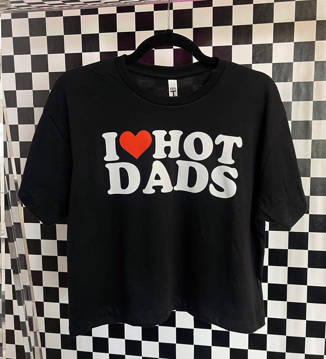 I Heart Hot Dads Crop Top