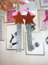 Load image into Gallery viewer, Star Fringe Earrings