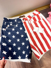 Load image into Gallery viewer, Stars &amp; Stripes Judy Blue Shorts