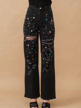 Load image into Gallery viewer, Jewel Distressed Jeans