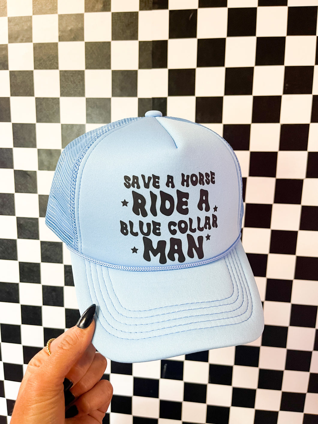 Save A Horse; Blue Collar Hat