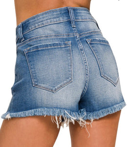 Medium Wash Zenana Shorts