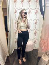 Load image into Gallery viewer, Black Judy Blue Skinnies