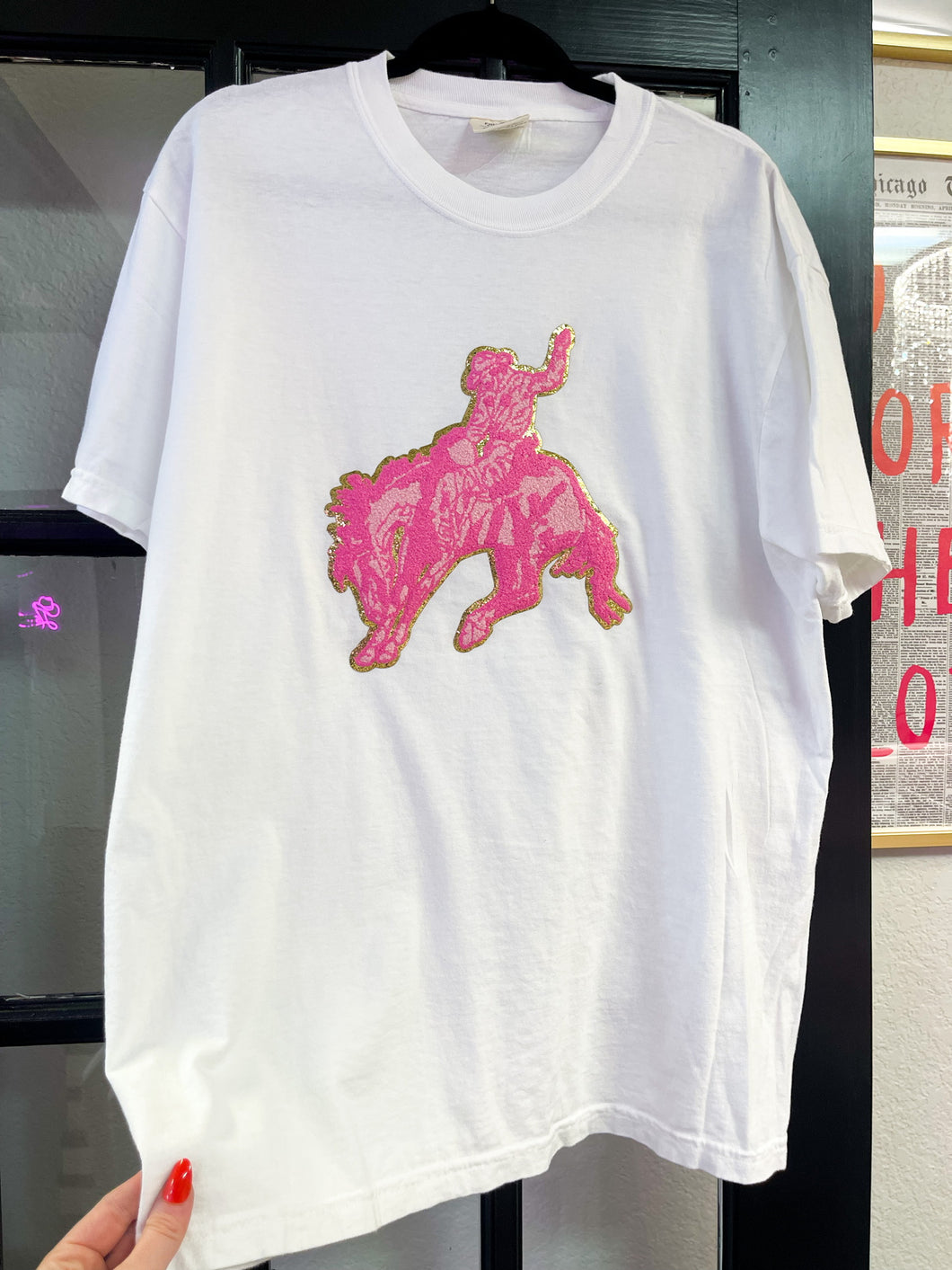 Pink Rodeo Patch Tee