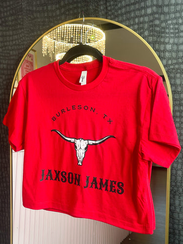 Jaxson James Longhorn Crop - Red