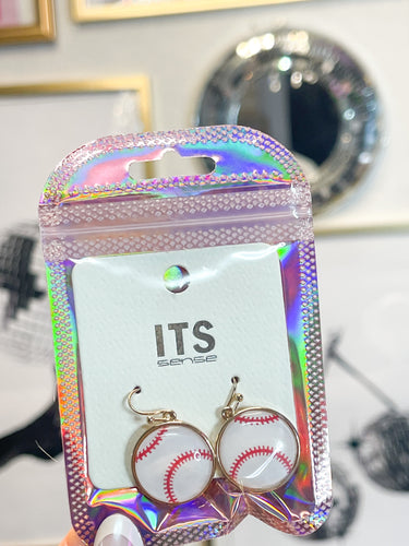 Baseball Earrings