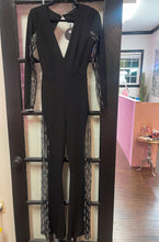 Load image into Gallery viewer, Rhinestone Lace Jumpsuit
