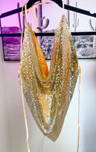 Load image into Gallery viewer, Sequin Mesh Tie Top