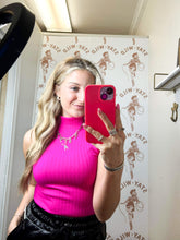 Load image into Gallery viewer, Hot Pink Crop Top