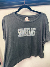 Load image into Gallery viewer, Spartan Sequin Crop Top