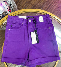 Load image into Gallery viewer, Purple Tummy Control Shorts - Judy Blue