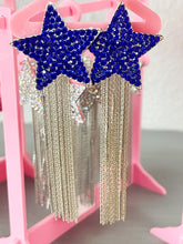 Load image into Gallery viewer, Star Fringe Earrings